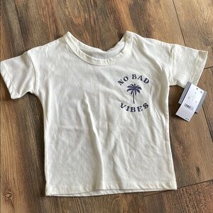 Boys No Bad Vibes Tshirt, size 3t